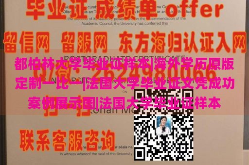 都柏林大学毕业证样本|海外学历原版定制一比一|法国大学毕业证文凭成功案例展示图|法国大学毕业证样本